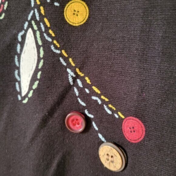 Picadilly Floral  Print Button T Shirt Sz Small - Picture 6 of 9